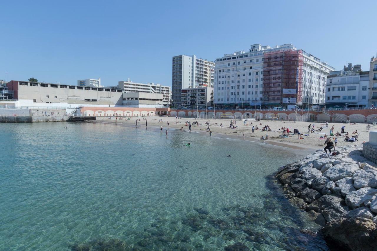 Stud Terras Ville Corniche 2 Pers Stat Gratuit Rue Modif Suivt Possib Et Accord Exclusif Марсилия Екстериор снимка
